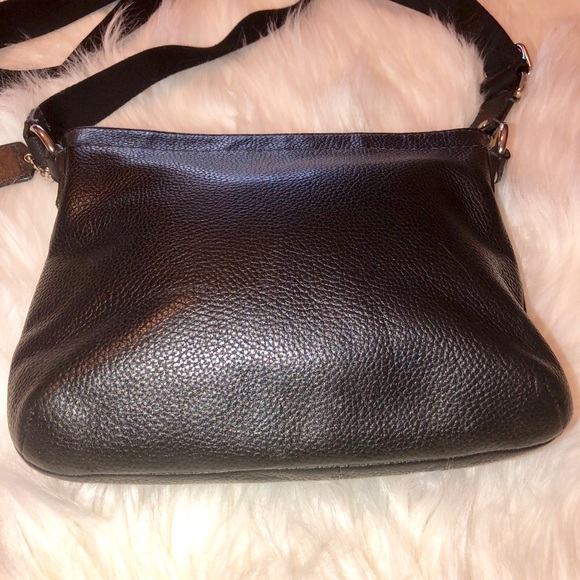 Black leather coach crossbody - Picture 2 of 6